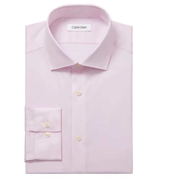 Calvin Klein Men's Steel Plus Slim Fit Stretch Modern Pin Cord Dress Shi… - Picture 1 of 4